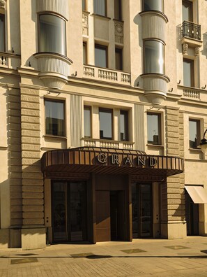 Façana frontal de l'allotjament