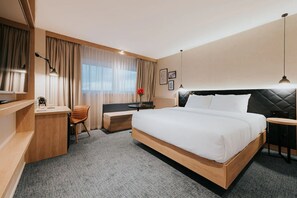 舒适双人房 | 办公桌、熨斗/熨板、免费 WiFi、床单