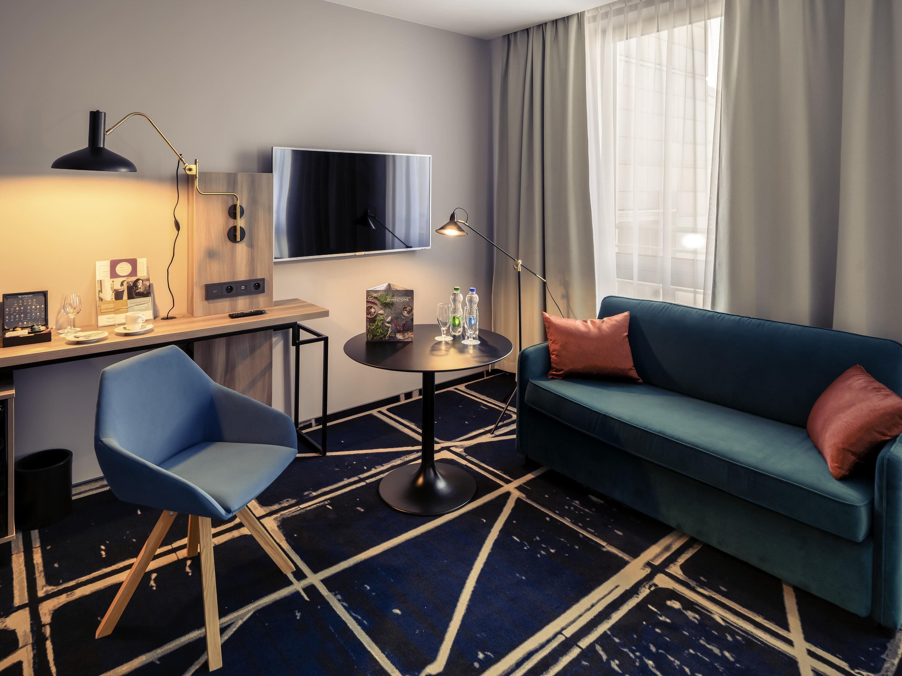 Premium bedding, minibar, in-room safe, desk