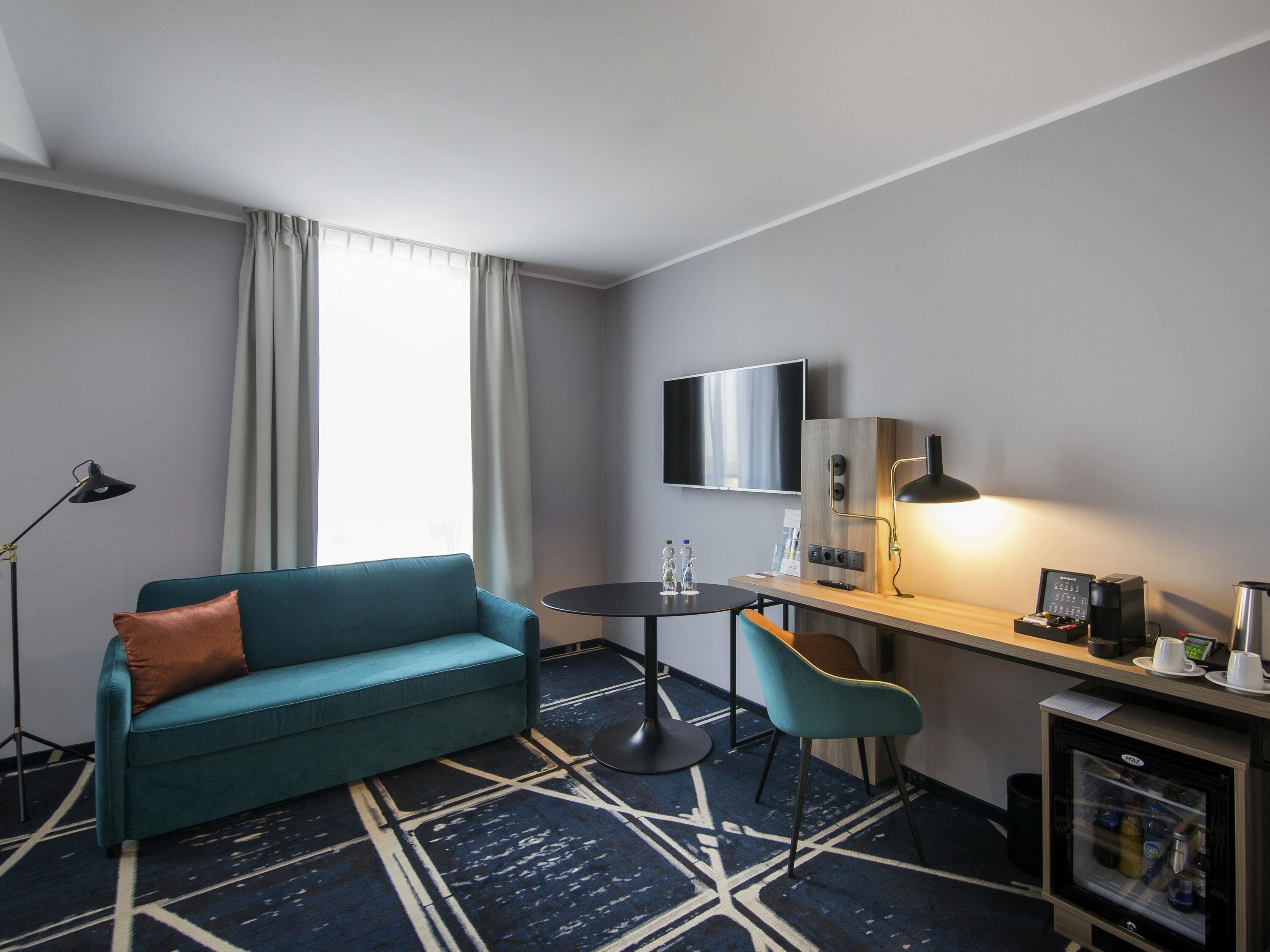 Premium bedding, minibar, in-room safe, desk
