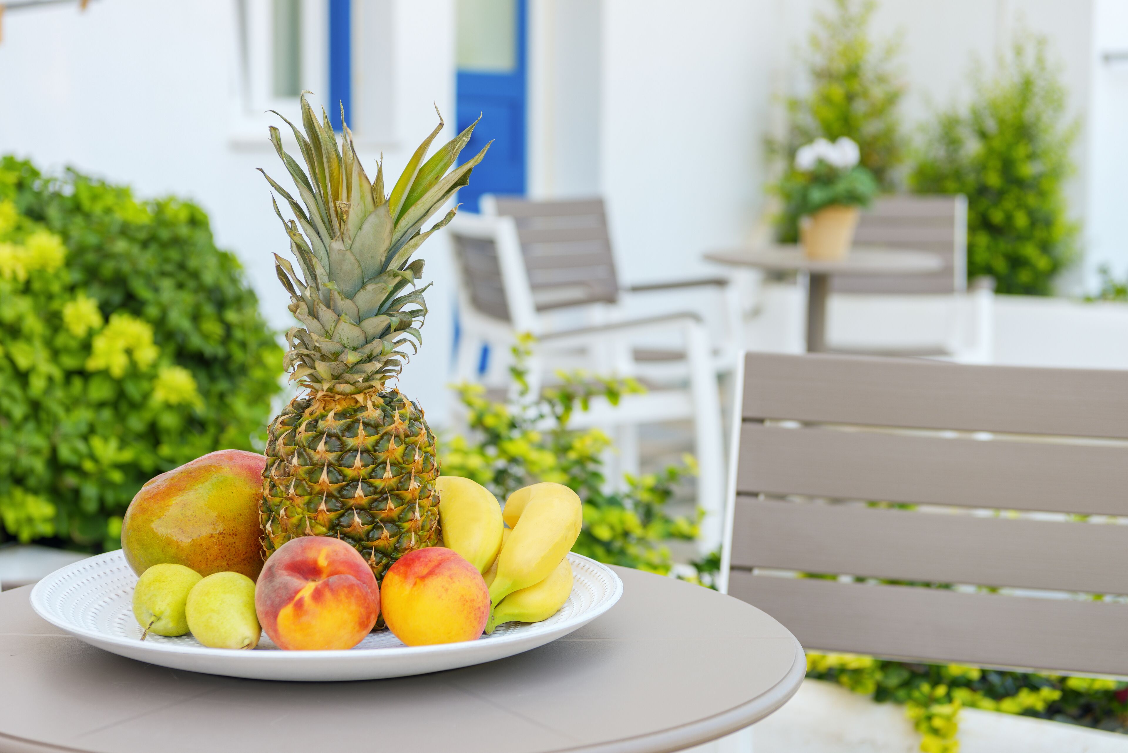 traditional double room, garden view | terrace/patio