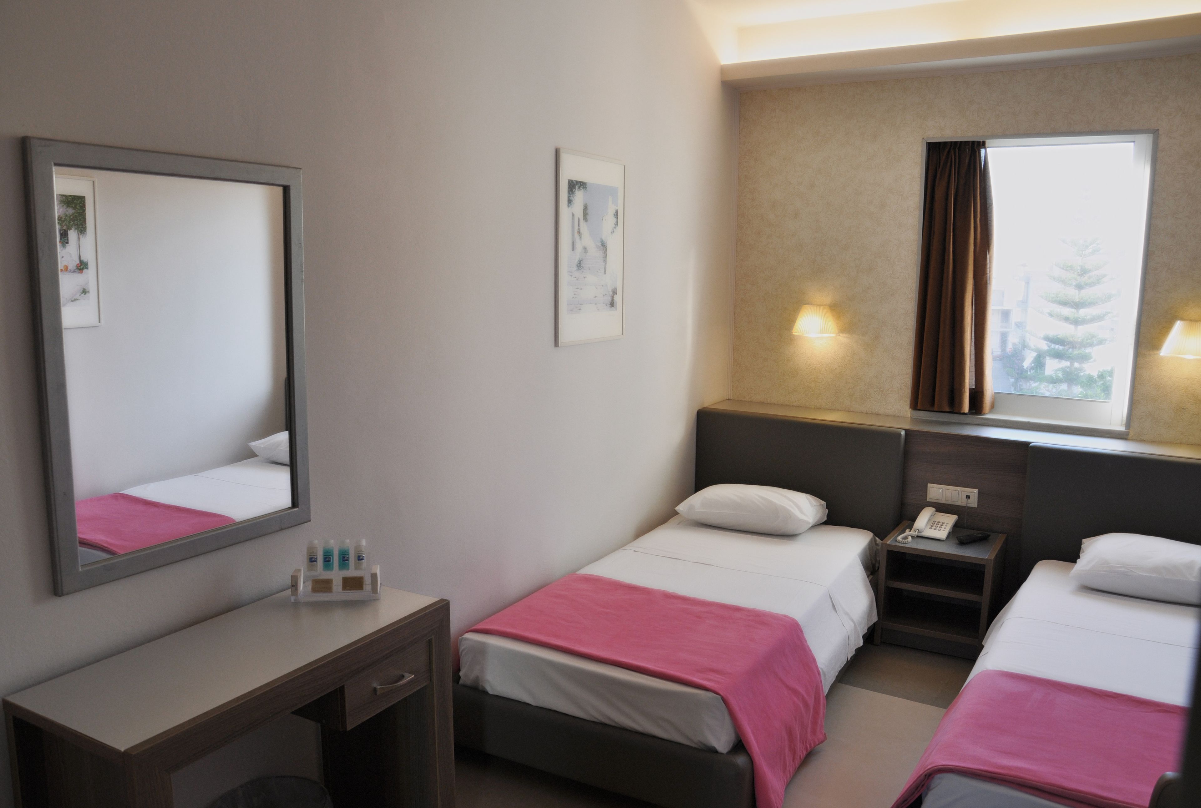 Ropa de cama hipoalergénica y minibar 