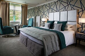 Luxury Super King Room | Bettwäsche aus ägyptischer Baumwolle, hochwertige Bettwaren