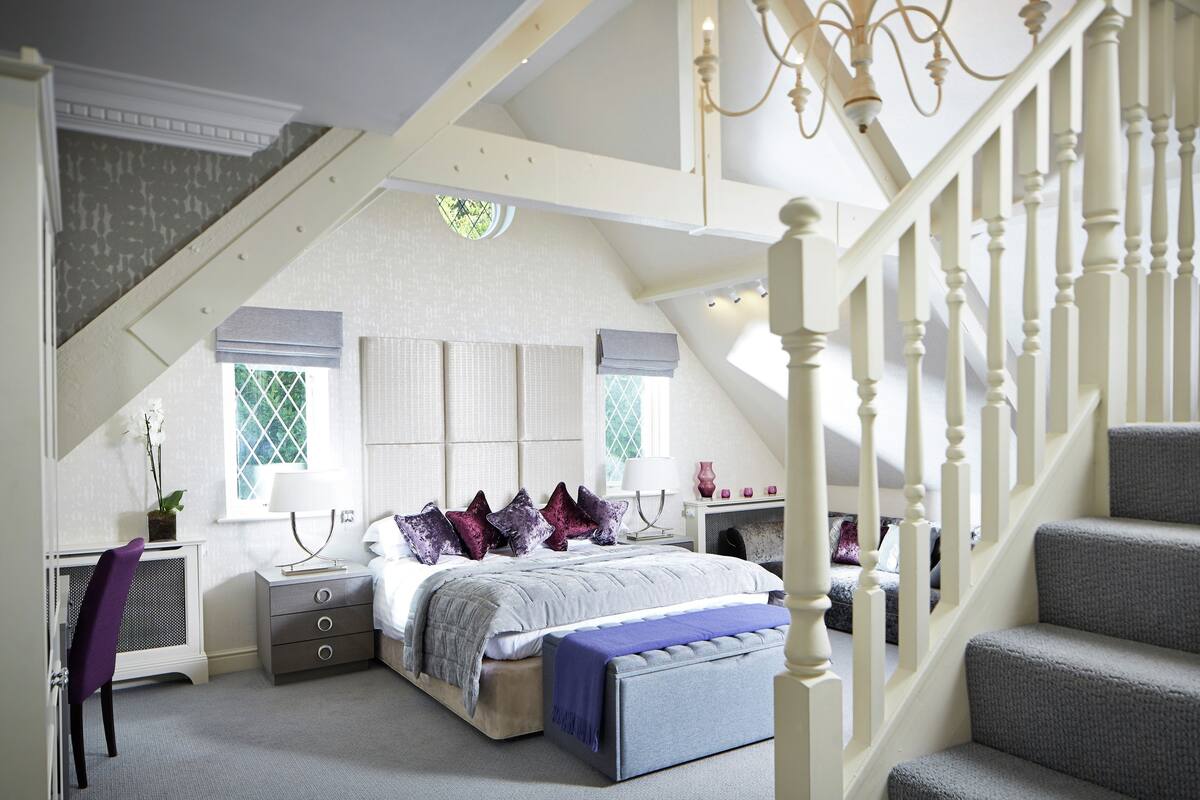 Suite, 1 Katil Raja (King) (Master) | Cadar kapas Mesir, peralatan tempat tidur premium, katil Select Comfort 