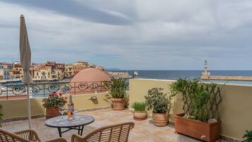 Camera Superior, vista mare | Terrazza/patio