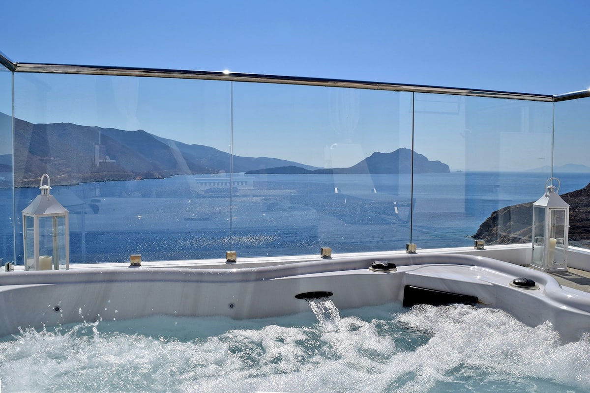 Suite de luna de miel, vista al mar | Balcón