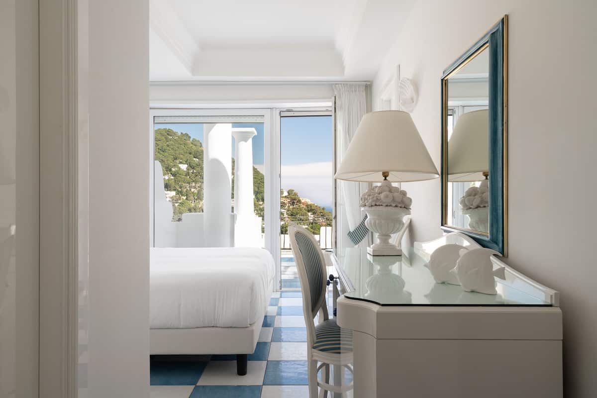 deluxe room sea view | 1 bedroom, frette italian sheets, premium bedding, down duvets