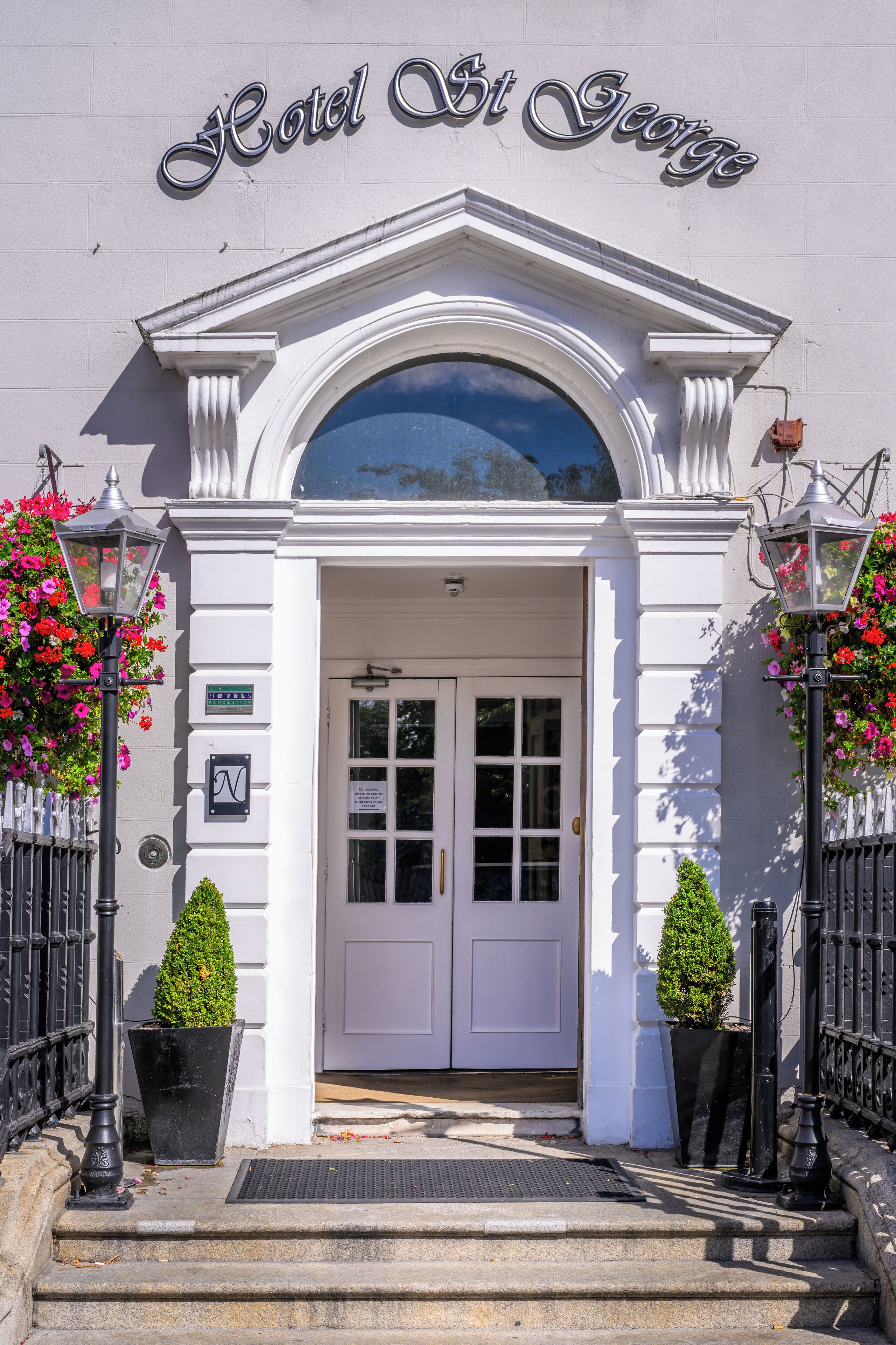 Overnatningsstedets facade