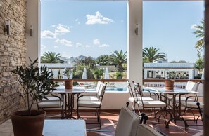 Breakfast, lunch served; Greek cuisine, pool views