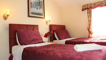 Twin Room (4th Floor, No Lift) | Desk, blackout curtains, iron/ironing board, free WiFi