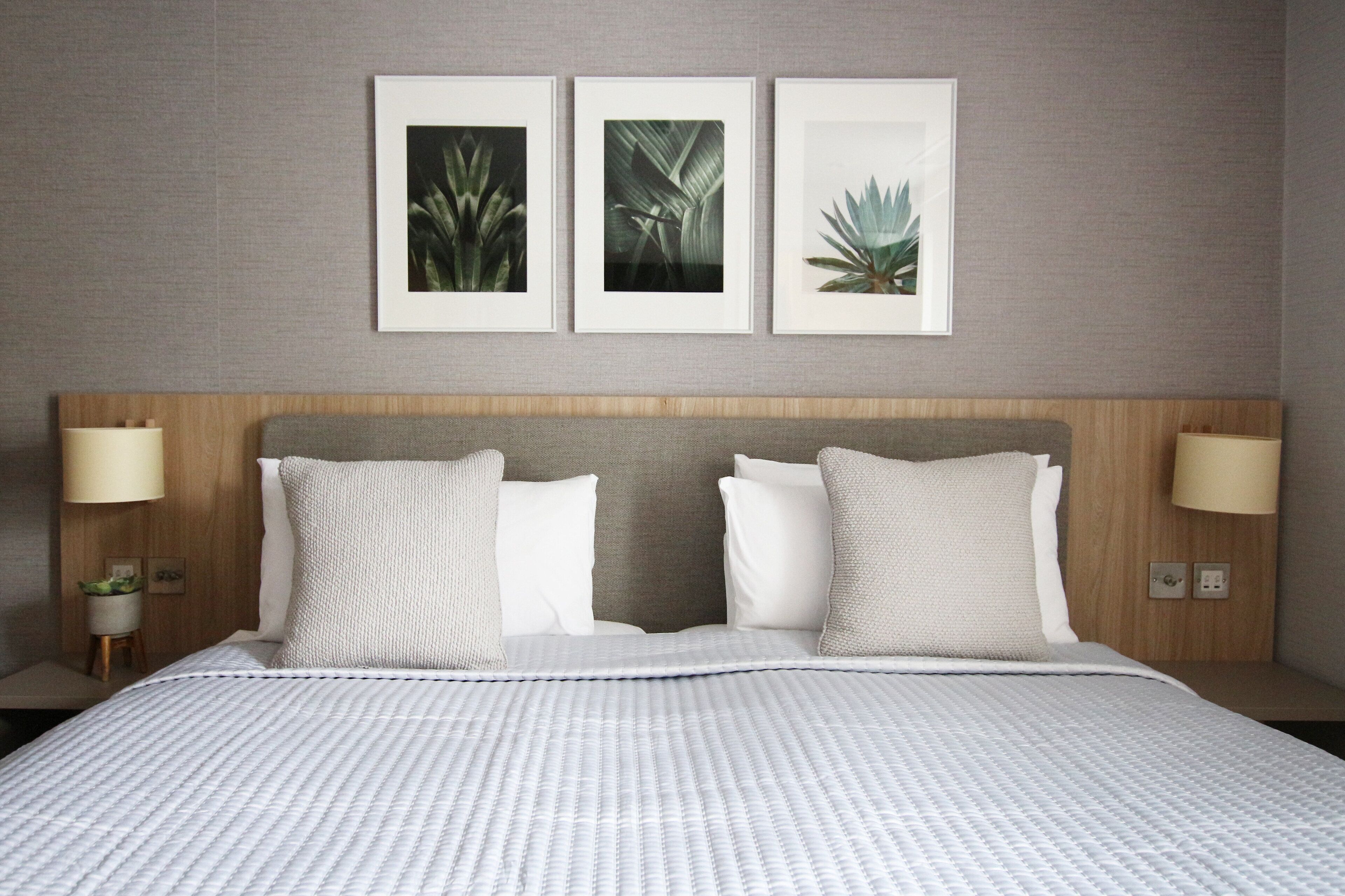 1 bedroom, hypo-allergenic bedding, in-room safe, individually decorated