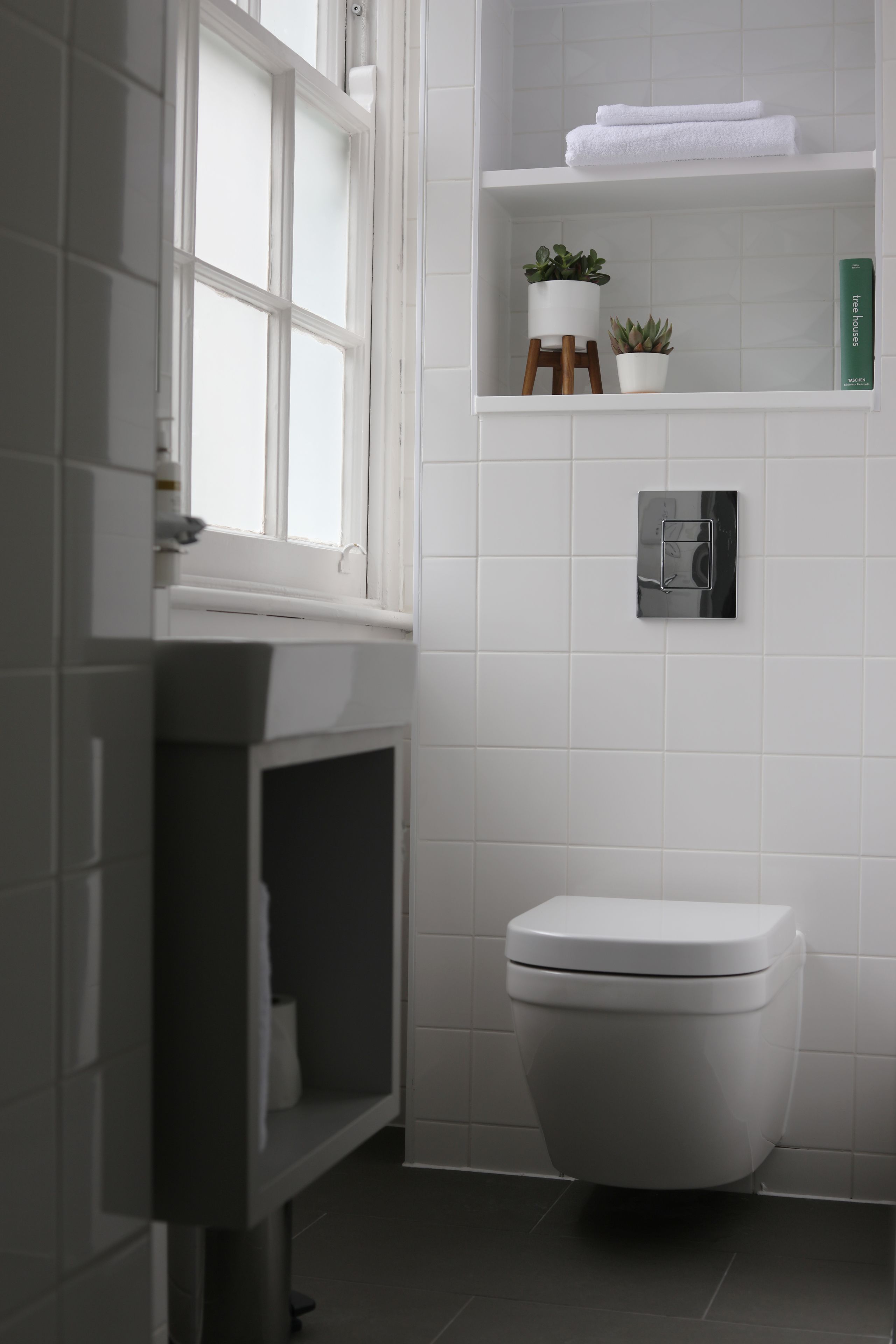 designer toiletries, hair dryer, bathrobes, towels