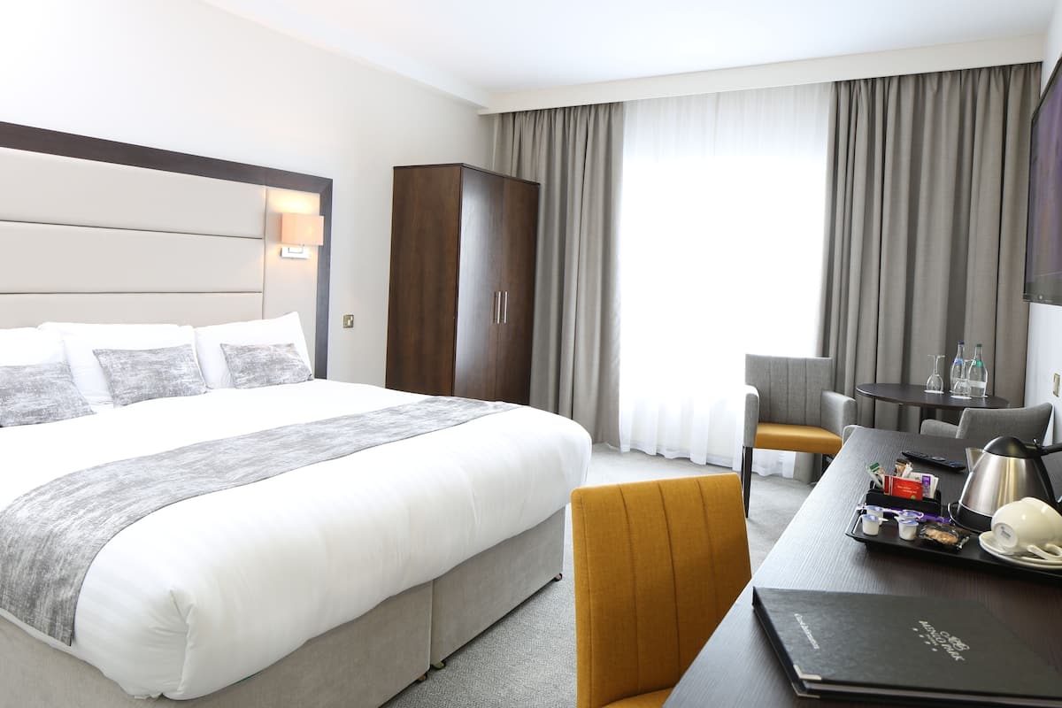 Hypo-allergenic bedding available, memory foam beds, in-room safe, desk