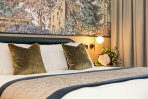 Signature King Room | Hypo-allergenic bedding, memory foam beds, in-room safe