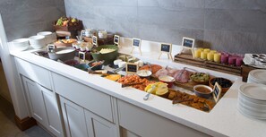 Daily buffet breakfast (EUR 15 per person)