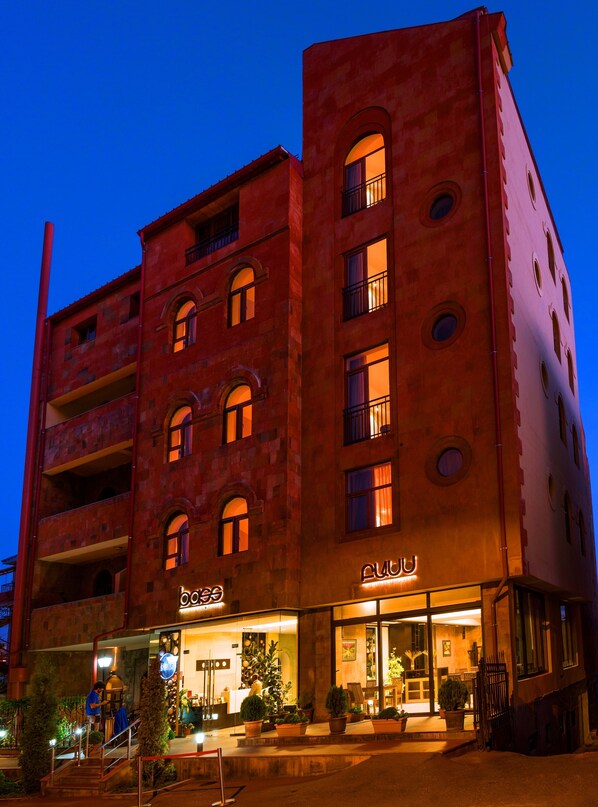 Fassade der Unterkunft