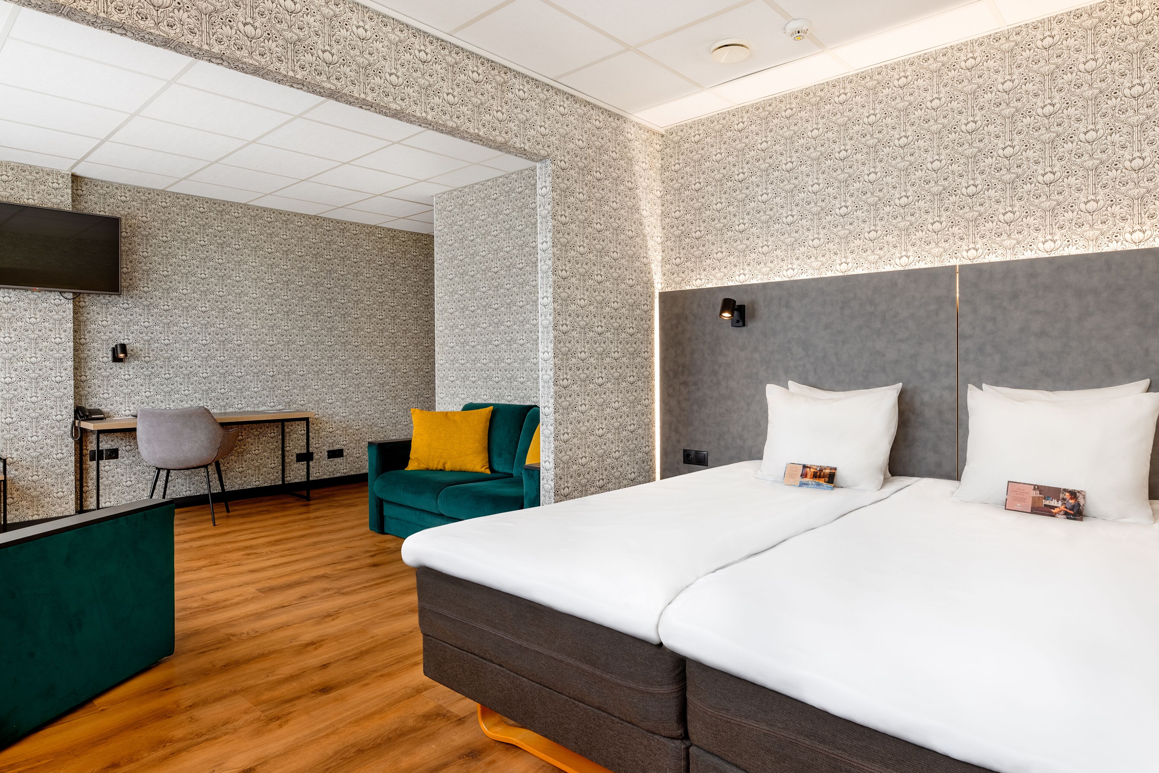 family double or twin room, sauna | 1 bedroom, desk, laptop workspace, blackout curtains