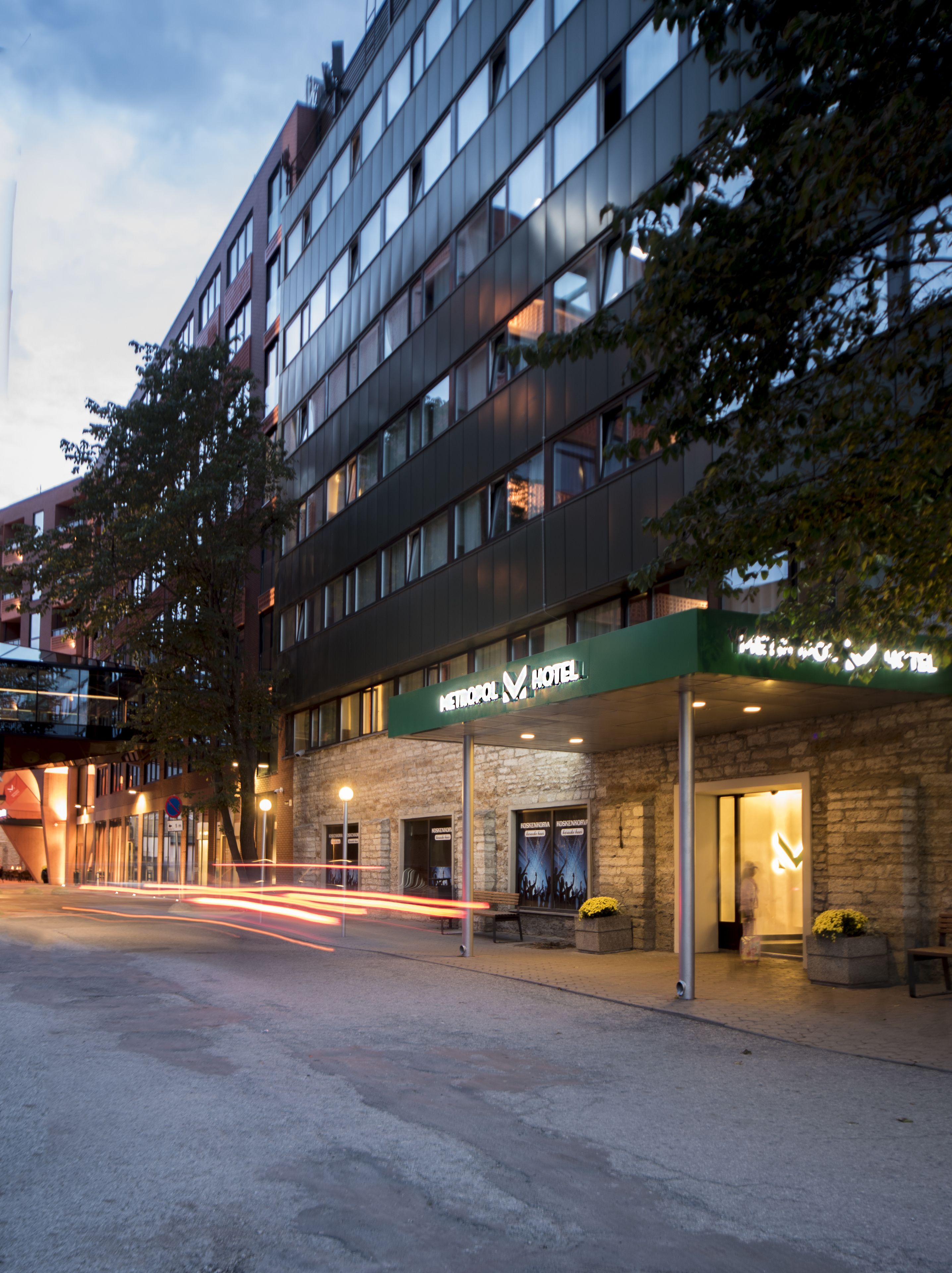 front of property – evening/night