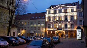 Front of property – evening/night