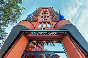 Façade de l’hébergement 