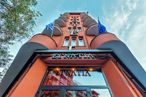 Fassade der Unterkunft