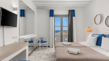 In-room safe, desk, laptop workspace, blackout curtains