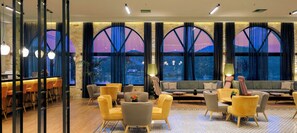 Sitteområde i lobbyen