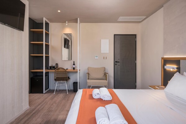 Premium dubbelrum | Värdeförvaringsskåp på rummet, ljudisolering och gratis wi-fi