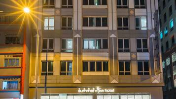 Front of property – evening/night