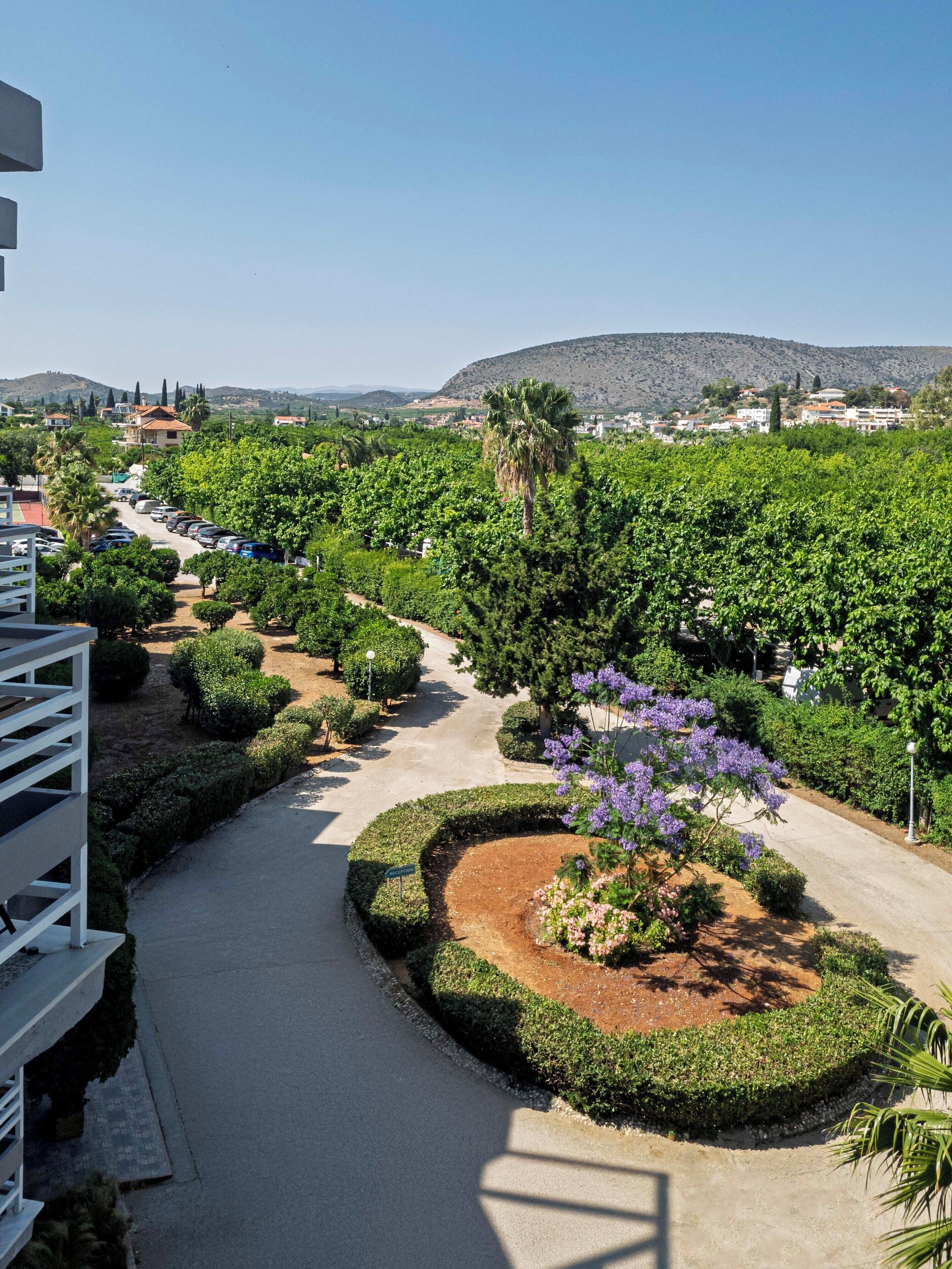 twin room, garden view | view from room