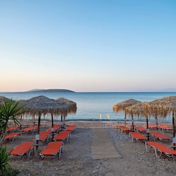 Accommodatie ligt op het strand