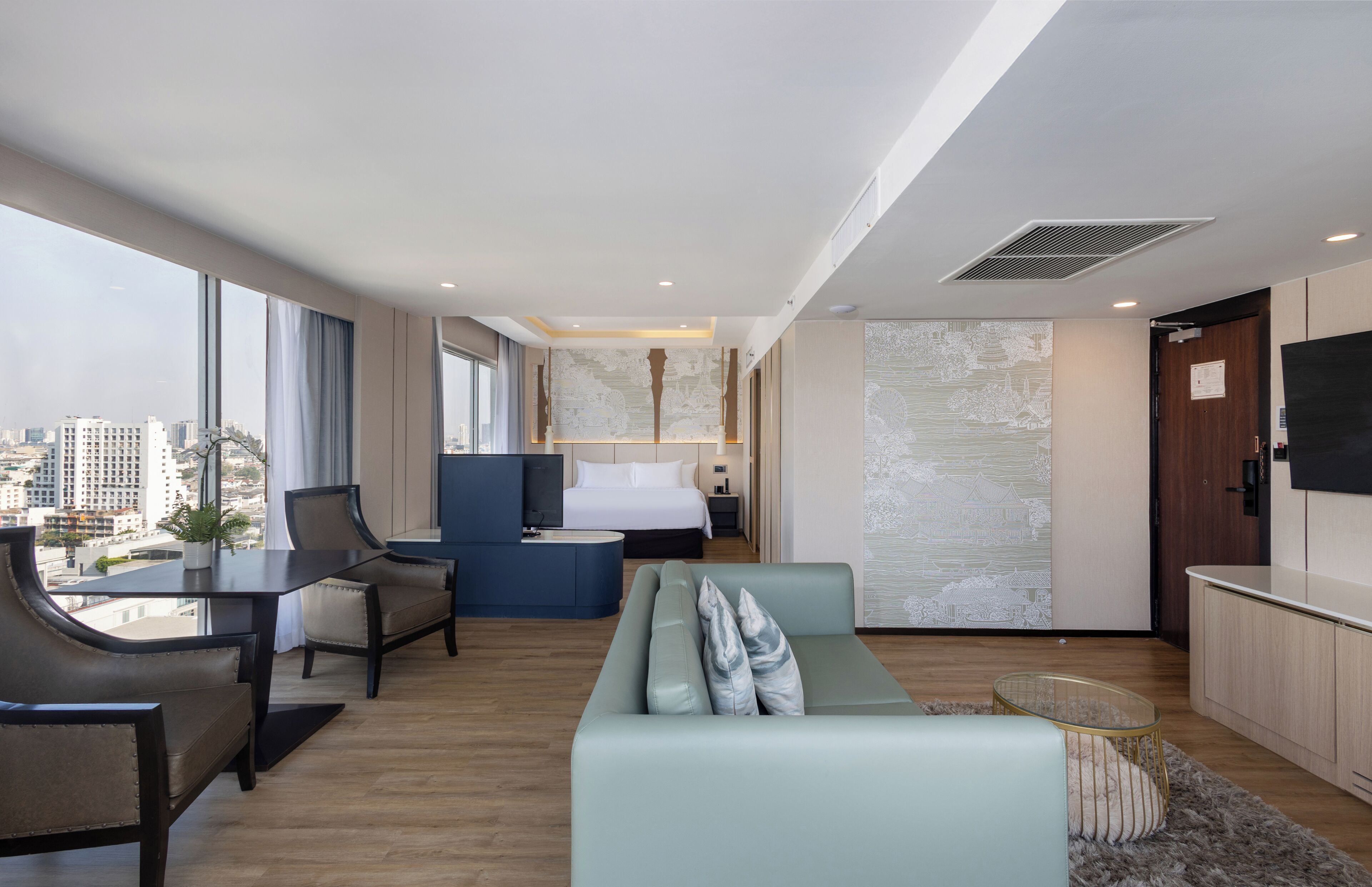 Suite, 1 kingsize-seng, røyk, massasjebadekar (Terrace, Plunge Pool) | Sengetøy av topp kvalitet, minibar og safe på rommet