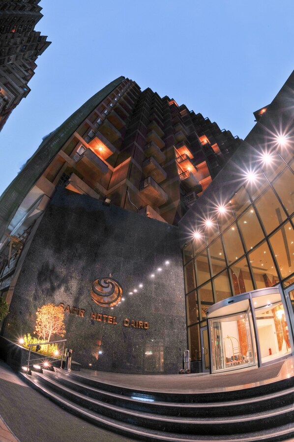 Front of property – evening/night
