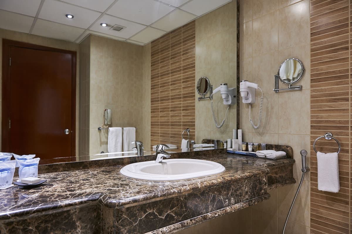 deluxe room | bathroom sink