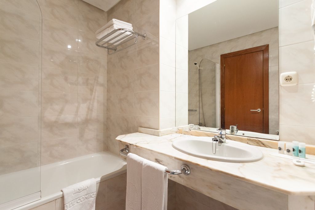 free toiletries, hair dryer, towels