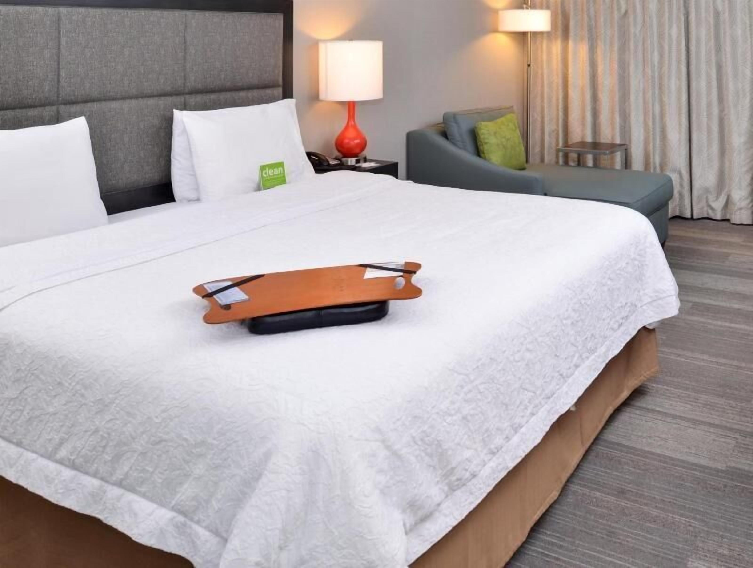 Individually furnished, blackout drapes, iron/ironing board