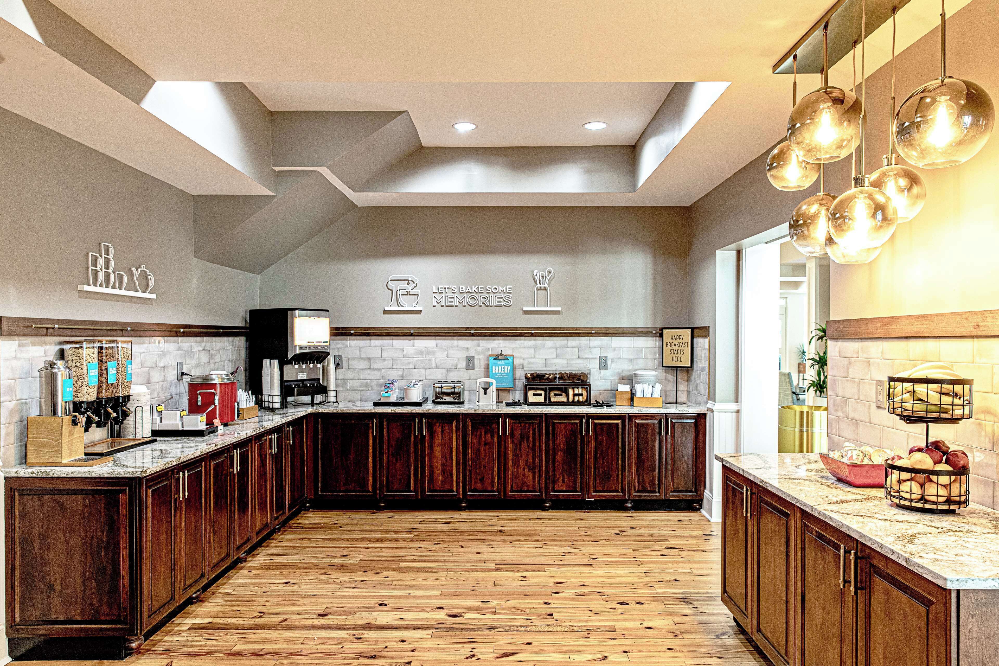 free daily self-service breakfast