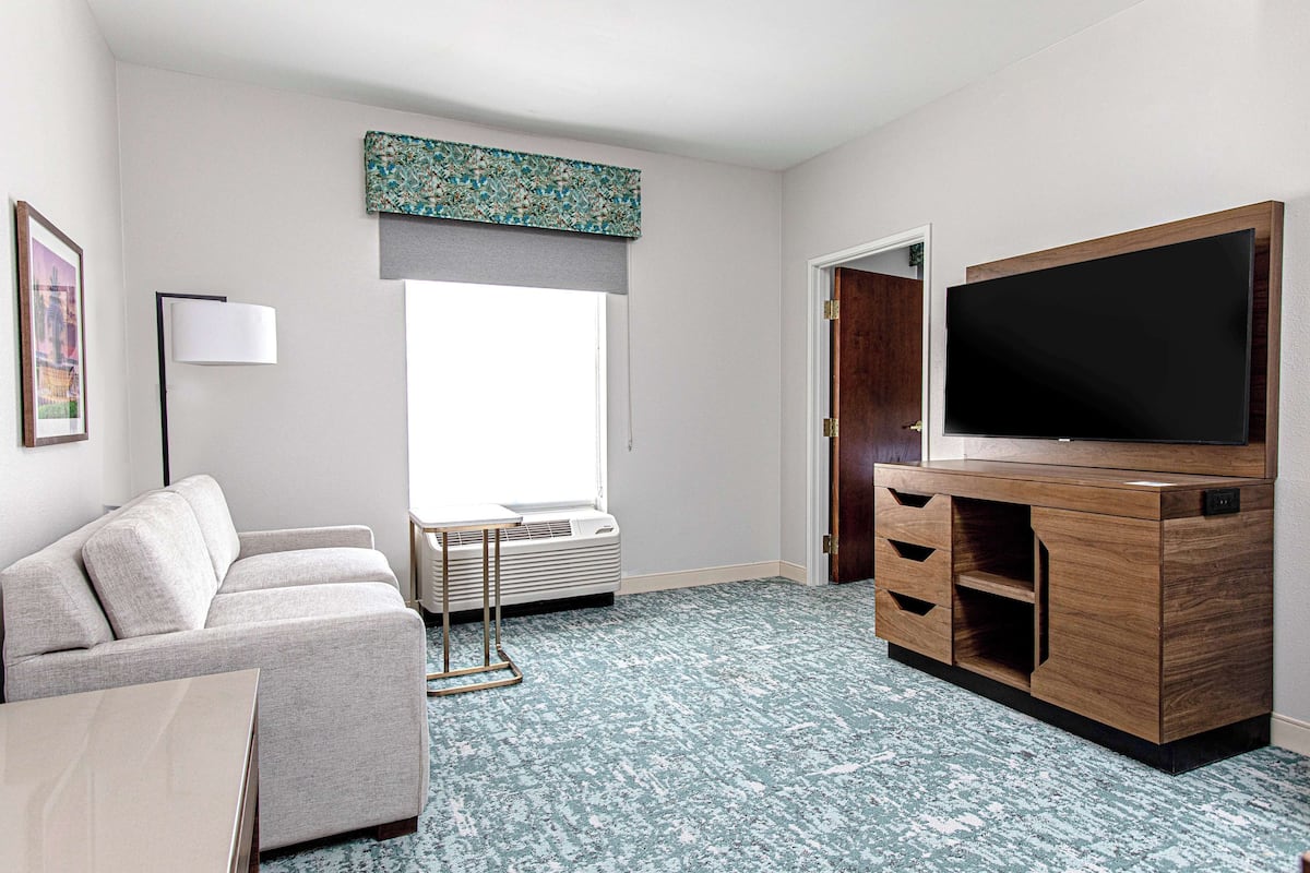 50-inch LCD TV with cable channels, TV