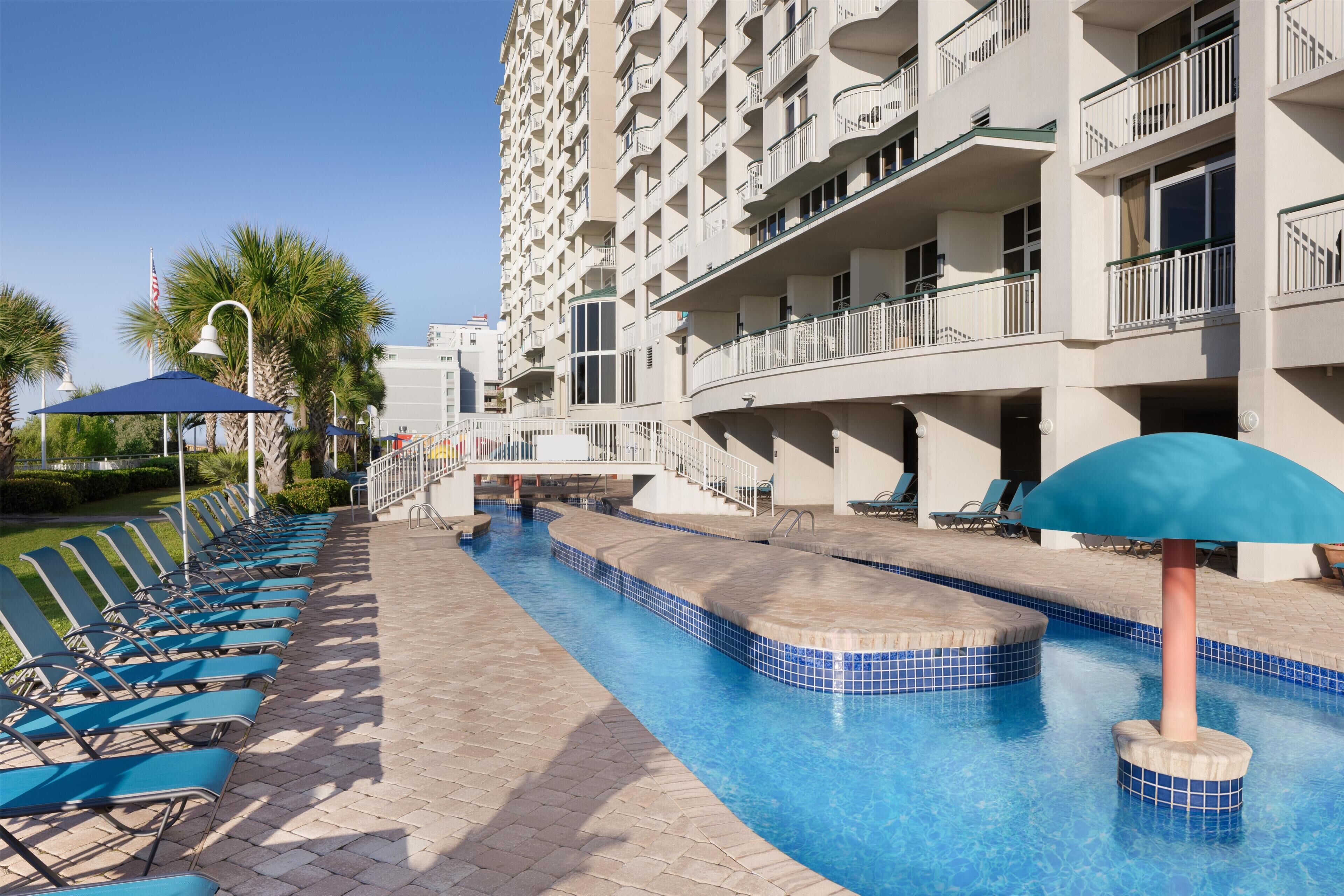 9 outdoor pools, pool umbrellas, sun loungers