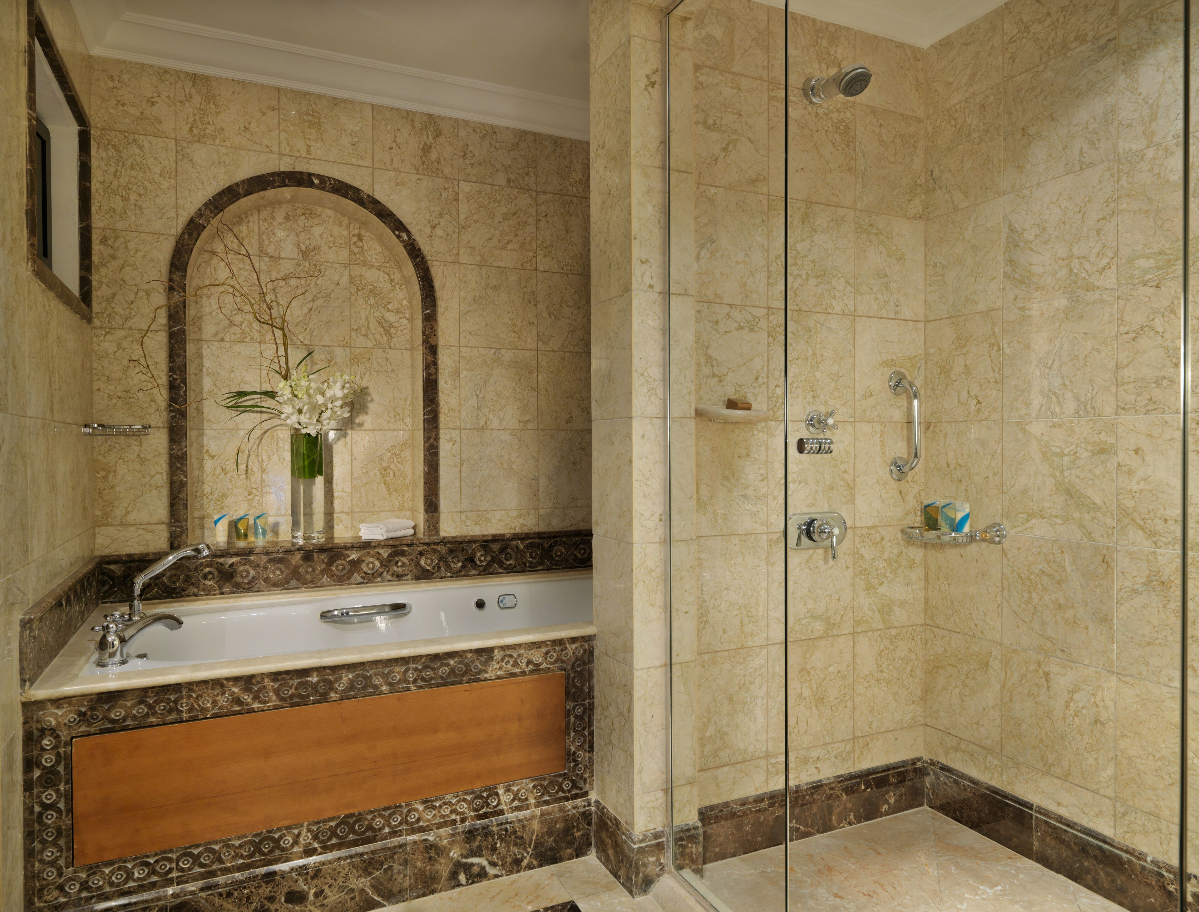 grand suite, 1 king bed | bathroom | hair dryer, bathrobes, slippers, bidet