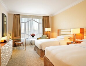 Premium bedding, minibar, in-room safe, desk