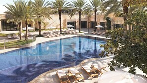 Indoor pool, seasonal outdoor pool, free cabanas, pool umbrellas