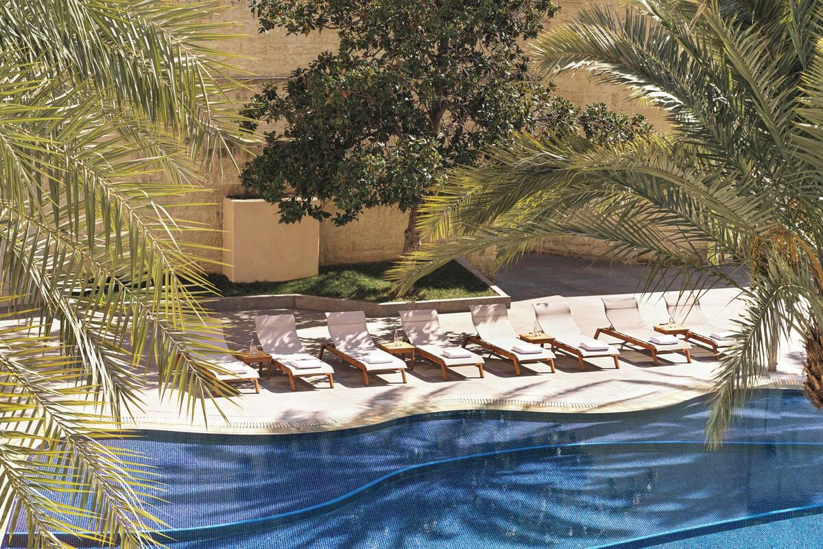 indoor pool, seasonal outdoor pool, free pool cabanas, pool umbrellas