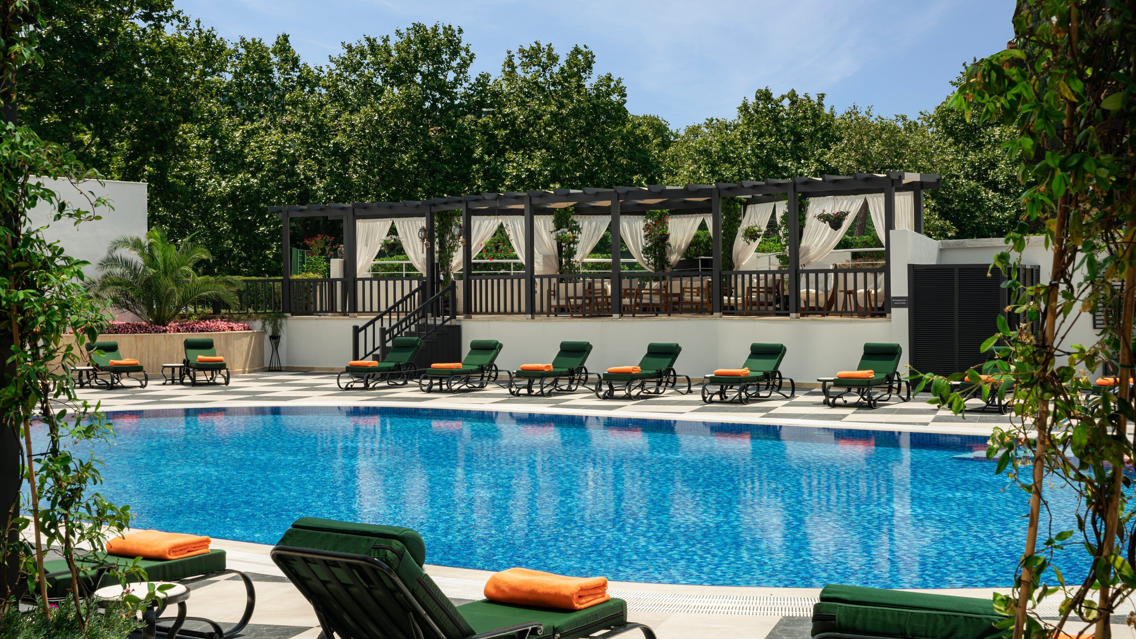 Seasonal outdoor pool