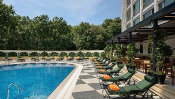 Seasonal outdoor pool