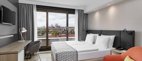 Hypoallergeen beddengoed, pillowtop-bedden, een kluis op de kamer