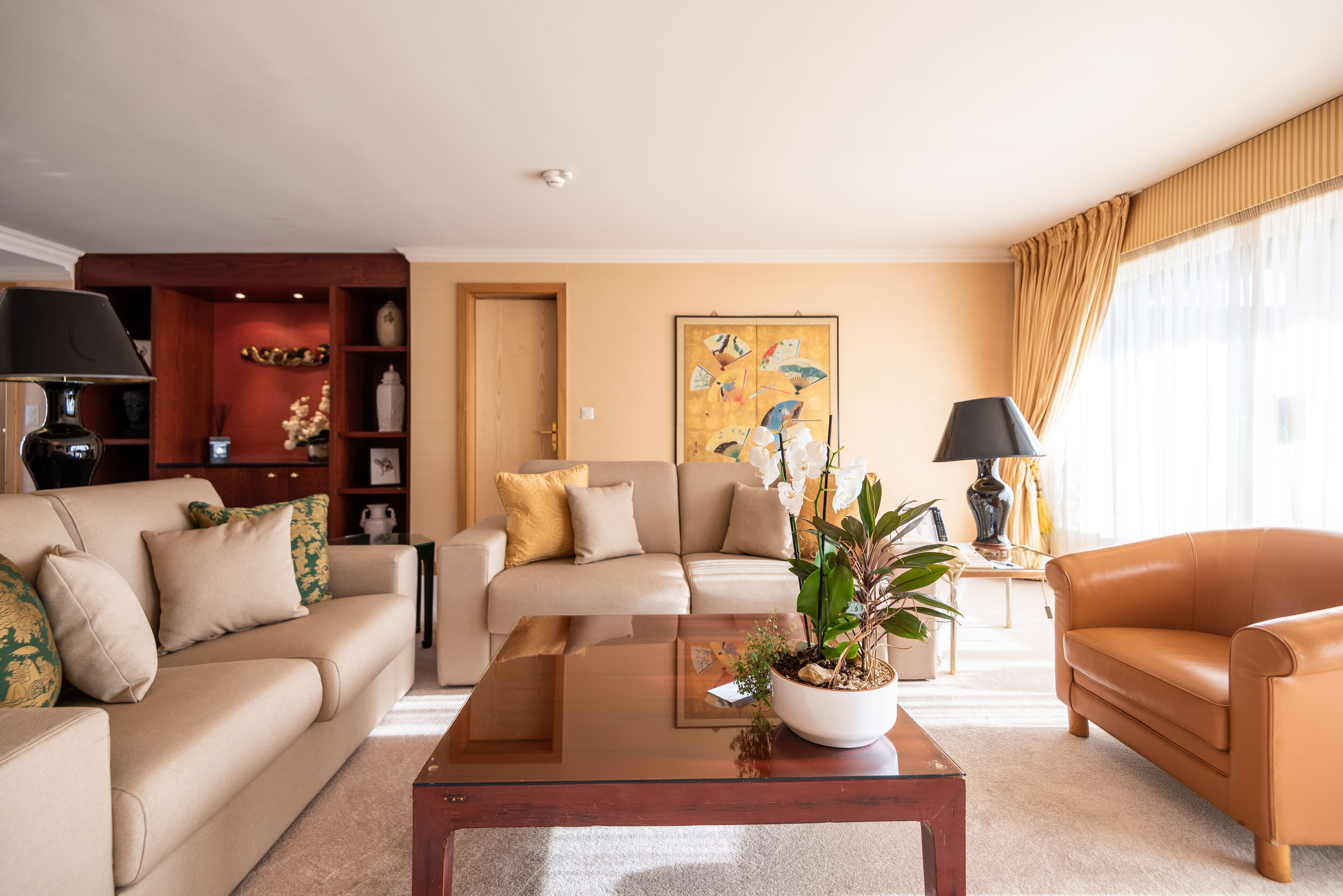 presidential suite, 2 bedrooms, terrace, lake view | 1 bedroom, premium bedding, minibar, in-room safe