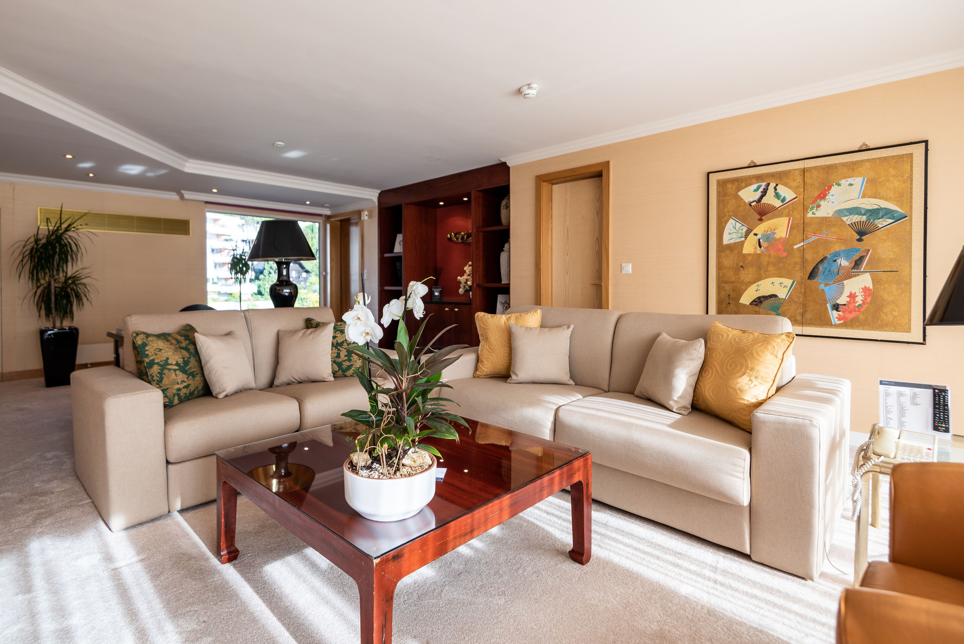 presidential suite, 2 bedrooms, terrace, lake view | 1 bedroom, premium bedding, minibar, in-room safe