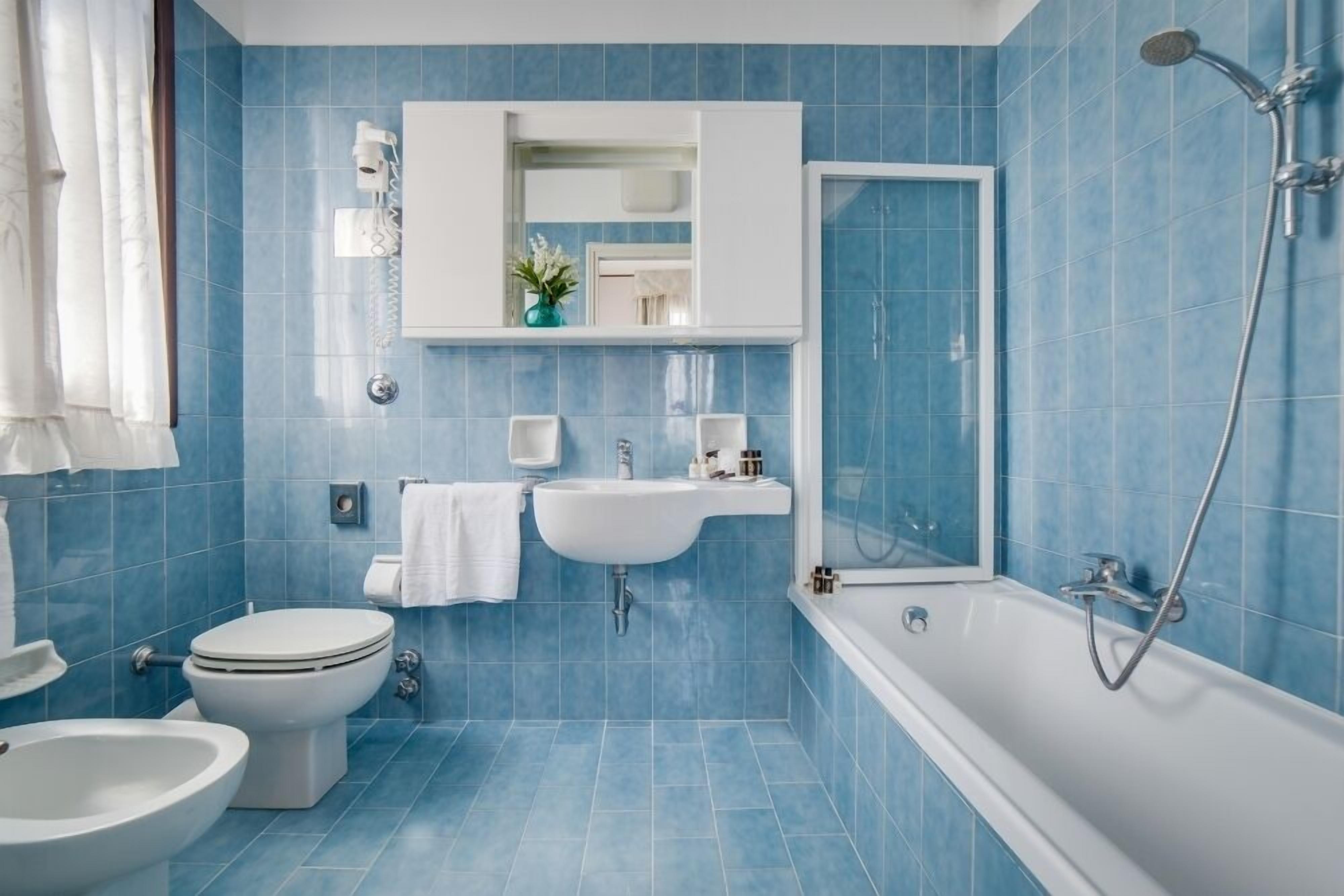 free toiletries, hair dryer, bathrobes, slippers