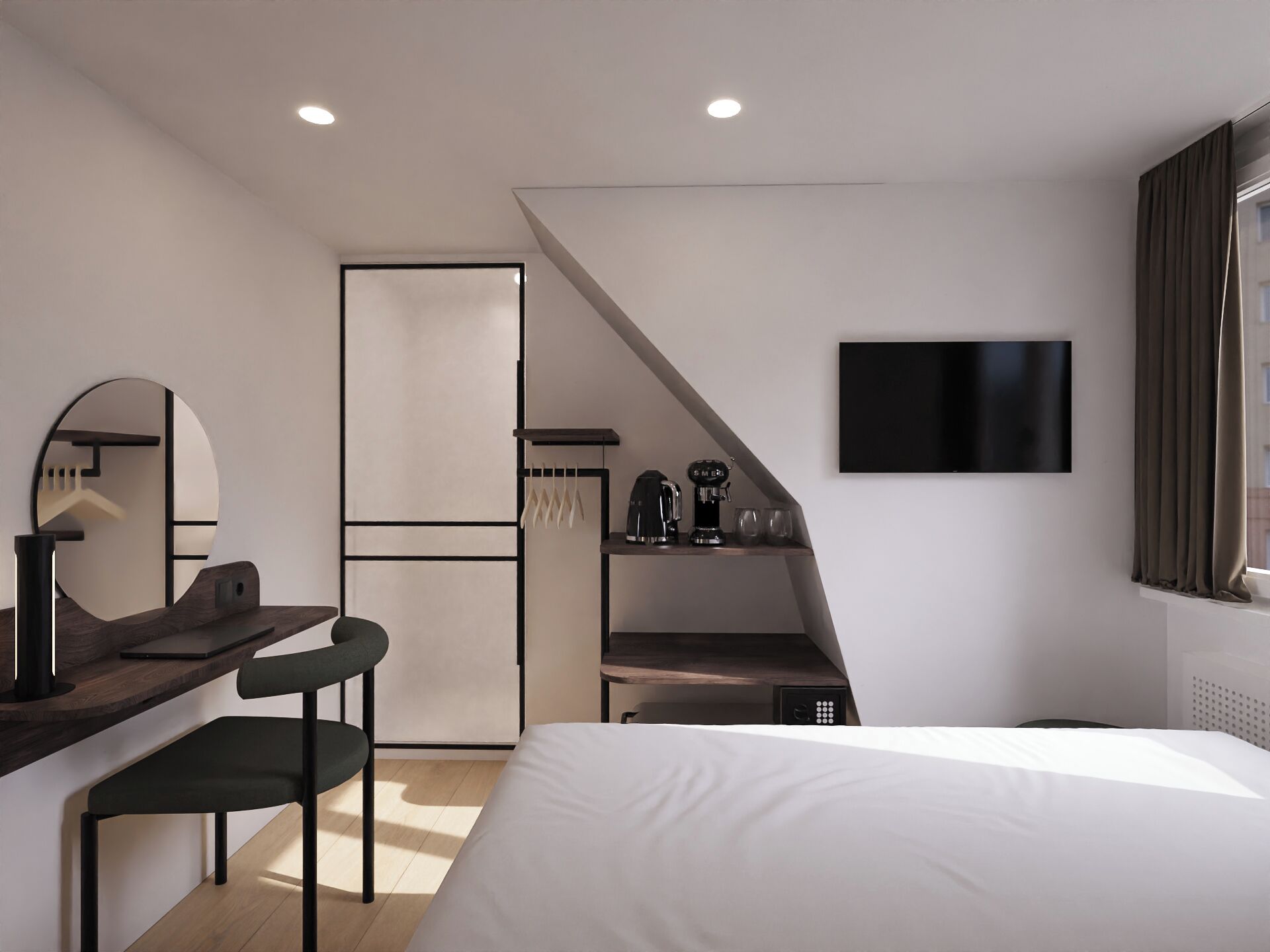 Superior-Doppelzimmer | Hochwertige Bettwaren, Zimmersafe, Schreibtisch, Verdunkelungsvorhänge